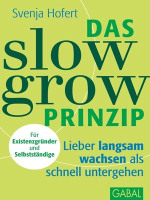 cover image of Das Slow-Grow-Prinzip